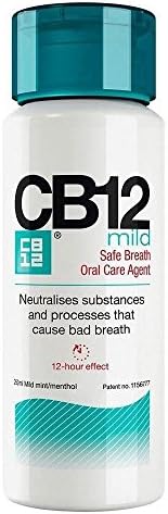 CB12 Mild Mint Menthol Mouthwash (250ml) - Pack of 2 by CB12