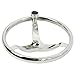 HYDDNice 3 Spoke Stainless Steel Boat Steering Wheel 13-1/2
