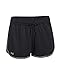 Under Armour Women's Tech Shorts, Black/Black, Medium