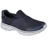 Skechers Performance Men's Go Walk 4 Incredible Walking Shoe, Navy/Gray, 8.5 M US