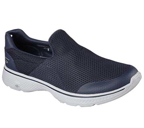 Skechers Performance Men's Go Walk 4 Incredible Walking Shoe, Navy/Gray, 8.5 M US