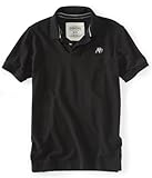 Aeropostale Men's A87 Solid Piqué Polo Shirt