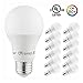 Otronics A19 LED Light Bulb,Non-Dimmable 9W LED Bulb [65W Equivalent], 2700K (Soft White), 800 Lumens, Medium Screw Base(E26), UL-Listed(pakc of 12)