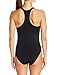 UNOW Women Pro Training Racerback Slimming One Piece Swimsuit (Black,M-L)