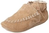 Robeez Cozy Moccasin Crib Shoe (Infant), Taupe, 12-18 Months M US Infant