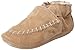 Robeez Cozy Moccasin Crib Shoe, Taupe, 6-12 Months M US Infant