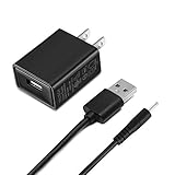 5 Ft Long 2A AC/DC Wall Power Charger Adapter Cord Compatible Dragon Touch X10 10 inch Octa Core Tablet PC