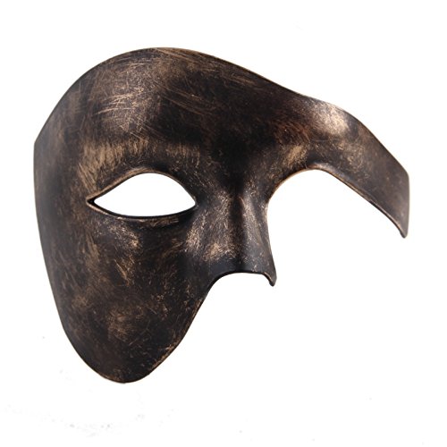 Luxury Mask Men's Phantom Of The Opera Masquerade Mask Vintage Design