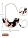 Tatuo 2 Pairs Acrylic Mottled Earrings Bohemian Statement Earrings Resin Drop Dangle Ear Jewelry for Women Valentine's Day Presents