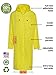 BlinQ Portable Rain Poncho Rain Jacket Raincoat with Drawstring Hood and Pocket | Extra Long Lightweight Packable Waterproof Rainwear | Adult Reusable Men Womens Rain Coat for Outdoor Travel - Yellow