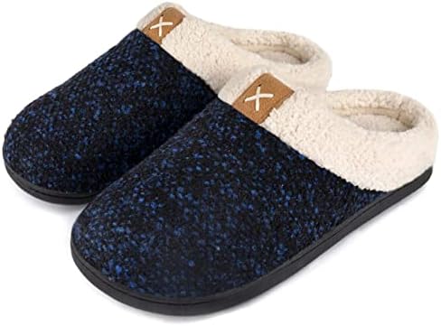 ULTRAIDEAS Mens Slippers, Carpet House Slippers for Men, Mens Gifts, Slip  On Pantuflas for Men, Memory Foam, Indoor Outdoor House Shoes, My Pillow  Clogs with Rubber Sole, Royal Blue, 7-8 price in