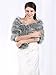 Chicer Wedding Faux Fur Shawl Bridal Faux Fur Shawl Wrap Stole Winter Faux Fur Coat for Bride and Bridesmaids(Grey)