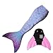 Sun Tails Mermaid Tails for Swimming for Girls, Kids, and Adults with Monofin