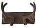Comfify Vintage Cast Iron Deer Antlers Wall Hooks Antique Finish Metal Clothes Hanger Rack w/Hooks | Includes Screws and Anchors | in Rust Brown | (Antlers Hook CA-1507-24)