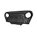 ICARS Black Front Matte Front Gladiator Grille Cover Vader Grill w/Mesh Inserts for 1997-2006 Jeep Wrangler TJ & Unlimited