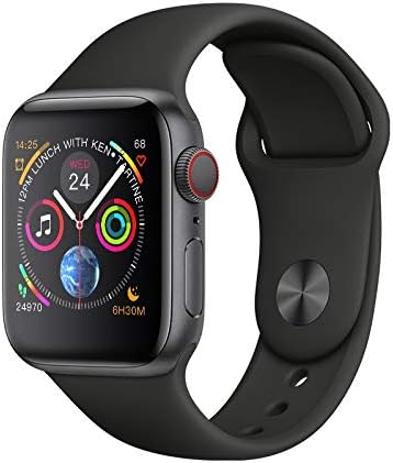 Watch W54 smart 1: 1 Bluetooth phone rate-pressure monitoring electrocardiogram versatile waterproof information (Color : Black)