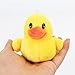 Squeak Dog Toy Yellow Ducks 2Pcs/Pack for Small/Medium Dogs Playing Teeth Cleaning