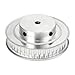 uxcell Aluminum 40 Teeth 6mm Bore 5.08mm Pitch Timing Belt Pulley