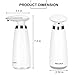 Secura Automatic Soap Dispenser 350ML / 11.8OZ Premium Touchless Battery Operated Electric Dispensers w/Adjustable Soap Dispensing Volume Control, White
