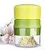Garlic Press Machine Multifunction Mincer With Storage Container Kitchen Gadget Dishwasher safe