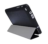 iShoppingdeals Black Slim Shell Case for Acer Iconia Tab 8 A1-860 8-Inch Android Tablet -Ultra Slim Durable Lightweight Tri-fold Stand Folding Cover Case