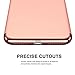 Hovisi 3 in 1 Anti-Scratch Anti-fingerprint Shockproof Electroplate Frame with Non Slip Coated Case for iPhone7 plus (rose gold)
