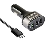 Quick Charge 3.0 Charger, KeyEntre 42W 3-Port USB Car Charger with QC 3.0 Port and 2.4 Amp Port Charging Fast for Galaxy S7/S6/S6 Edge, iPhone, iPad, LG G5, Nexus, HTC and More