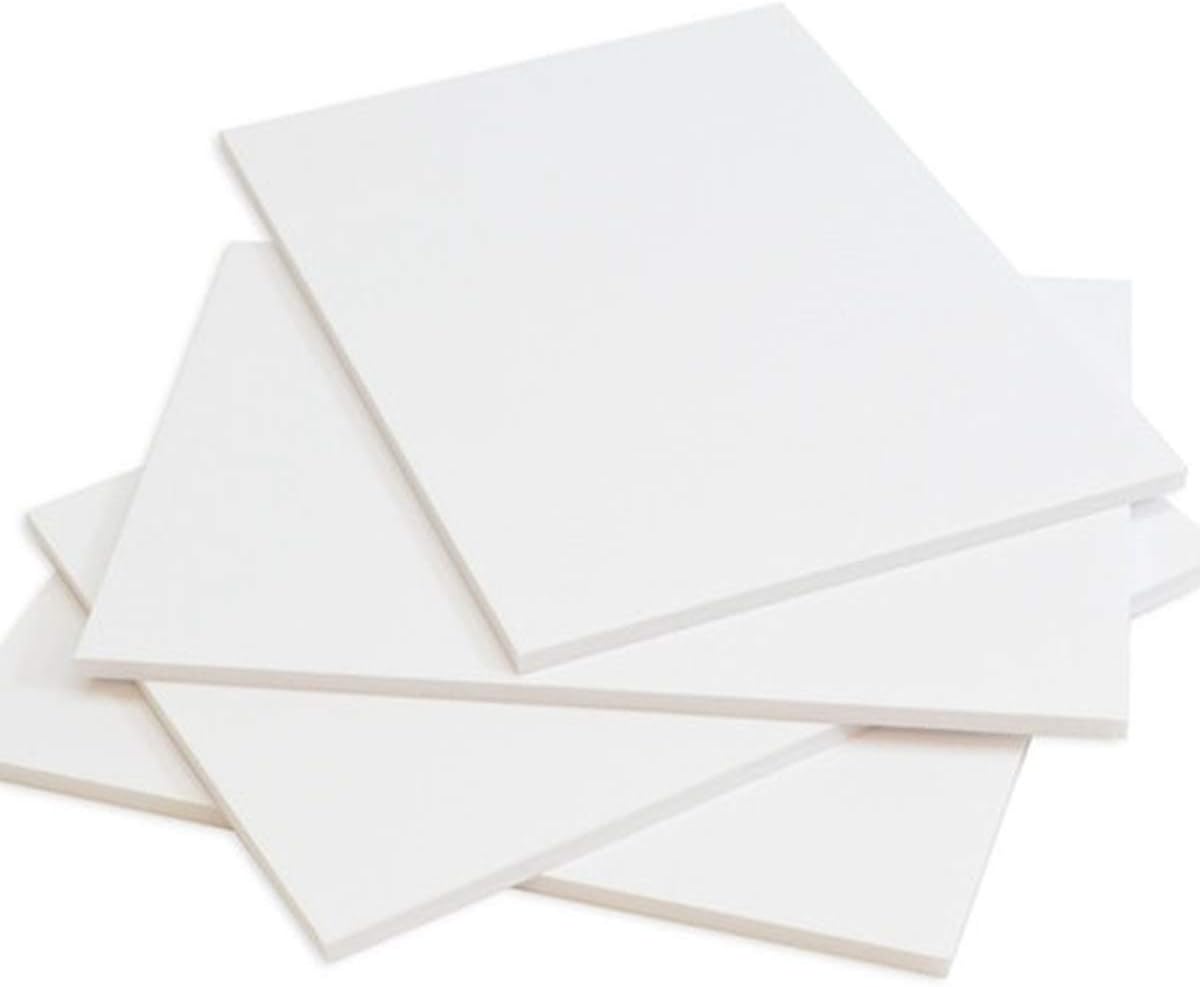 Foam Board A1 (594mm x 841mm) White Moutning 3mm Thick Foam Sign Display Model Sheet Foamboard Backdrop Craft (1 Sheet Foamboard)