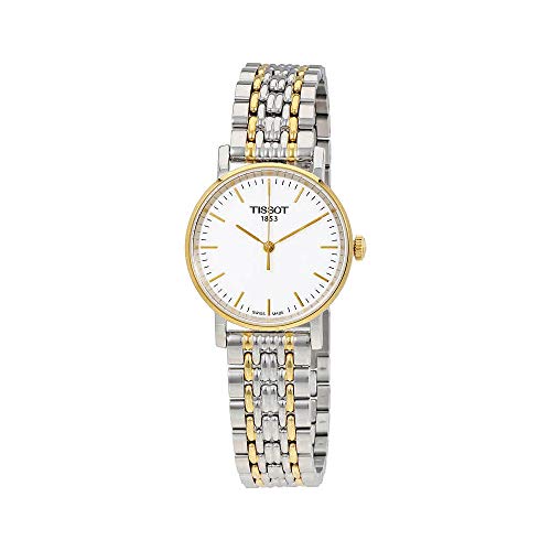 Tissot Women's Quartz Watch with Stainless-Steel Strap, Two Tone, 14 (Model: T1092102203100)