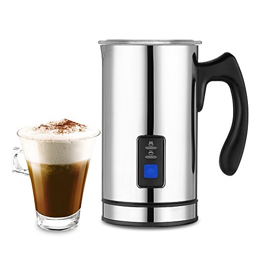 Magicook Automatic Electric Milk Frother & Heater with 3 Functions, Stainless Steel, Detachable Base, Non-Stick Interior, Fast foaming