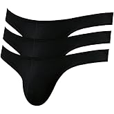 Pdbokew Men's Thongs Underwear Comfortable T-Back G-String