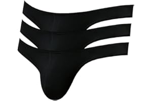 Pdbokew Men's Thongs Underwear Comfortable T-Back G-String
