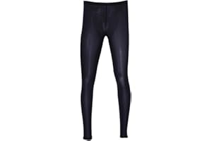 ranrann Men's Ice Silk See Through Tights Leggings Trousers Low Rise Underwear Pajamas Pants