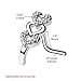 BodyJ4You 3PC Nose Ring L-Shape Bend Stud 20G CZ Surgical Steel Nostril Screw Women Piercing Jewelry