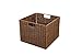 Trademark Innovation Foldable Storage Brown Basket with Iron Wire Frame