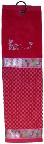 Birdie BabePink Margarita Golf Towel