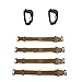 Tactical Rush Tier System Molle Straps with Clips (Khaki)