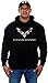JH DESIGN GROUP Men’s Chevy Corvette C7 Pullover Hoodie Sweatshirt (Medium, BSC6-black)