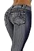 91111S – Plus/Junior Size Colombian Design Butt Lift Levanta Cola Skinny Jeans