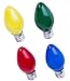 ShineBright Incandescent 5-Watt, Candelabra Based, Multi Color Night Light Bulb, Red, Yellow, Green, Blue