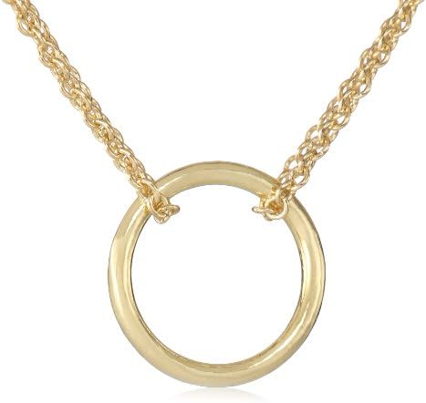 Adina Reyter "Tiny Circle" Necklace, 15"