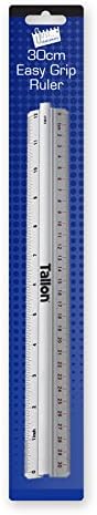 just stationary Easy Grip Ruler, Clear, 6075