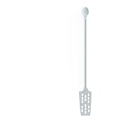 North Mountain Supply Spaddle 16 Inch Stirring Paddle with Spoon | 16-inch stirring paddle with mash holes and a spoon side, for homebrewing, canning and cooking. Food grade PVC