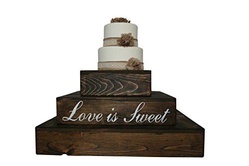 Rustic Wedding Country Barn Farmhouse Wedding Cake Cupcake Stand 3