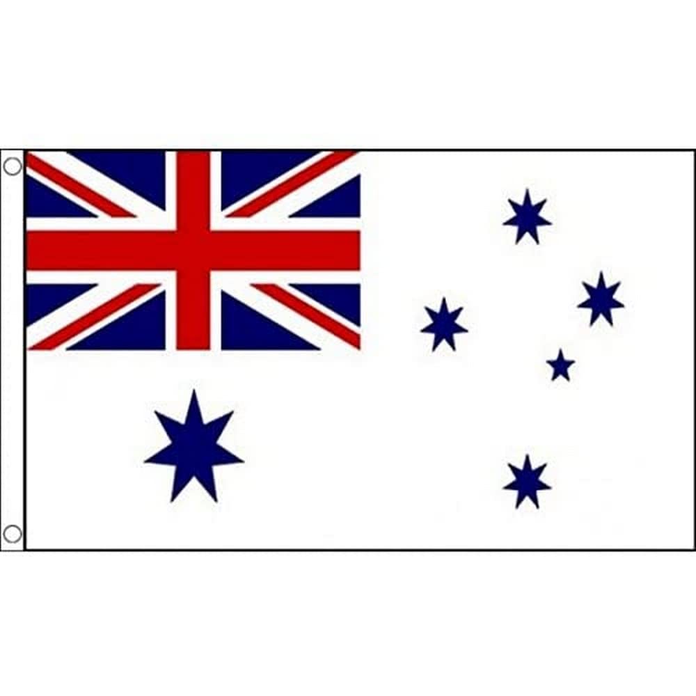 AZ FLAG - Australia Navy Ensign Flag - 3x5 Ft - 100D Polyester Australian Navy Banner with Two Metal Grommets - Fade Resistant - Vivid Colors - 3' x 5' Feet - 150x90 Cm