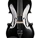 ARTALL 4/4 Full Size Handcrafted Acoustic Violin Beginner Kit for Student with Hard Case, Bow & Accessories, glossy Black