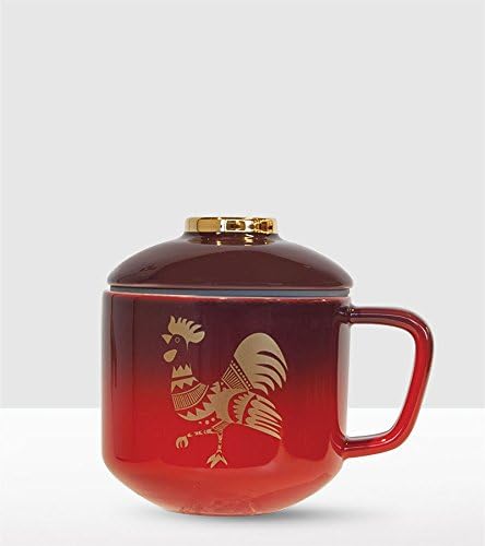 Starbucks Lunar Chinese New Year Cup with Lid Ombré Rooster 2017