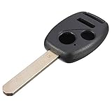 Uncut Repair Transponder Keyless Entry Remote Key Shell Case For Honda Civic Odyssey Fit CR-V Ridgeline Pilot 3 Buttons No Chips
