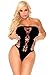 Cocolicious Women's Maja Flava Seamless Bodysuit, Black, One Size