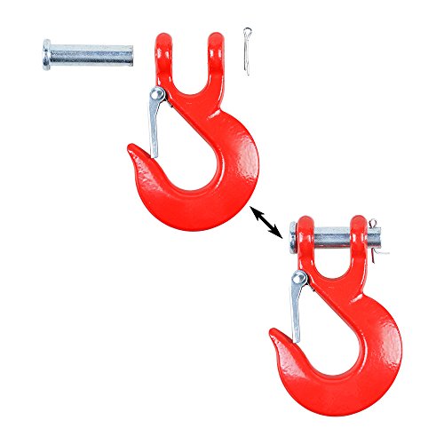 Astra Depot 92ft x 1/2" Synthetic Winch Rope 22000LBs Protective Sleeve + RED Hook for Jeep ATV UTV KFI Truck Boat Ramsey